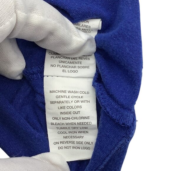 The Children's Place Girls Blue Graphic T-Shirt Tops Crew Neck Cotton Size S 5/6 - Picture 5 of 6